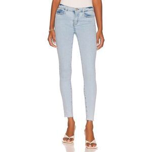 Frame Le Skinny de Jeanne Crop Frayed Hem